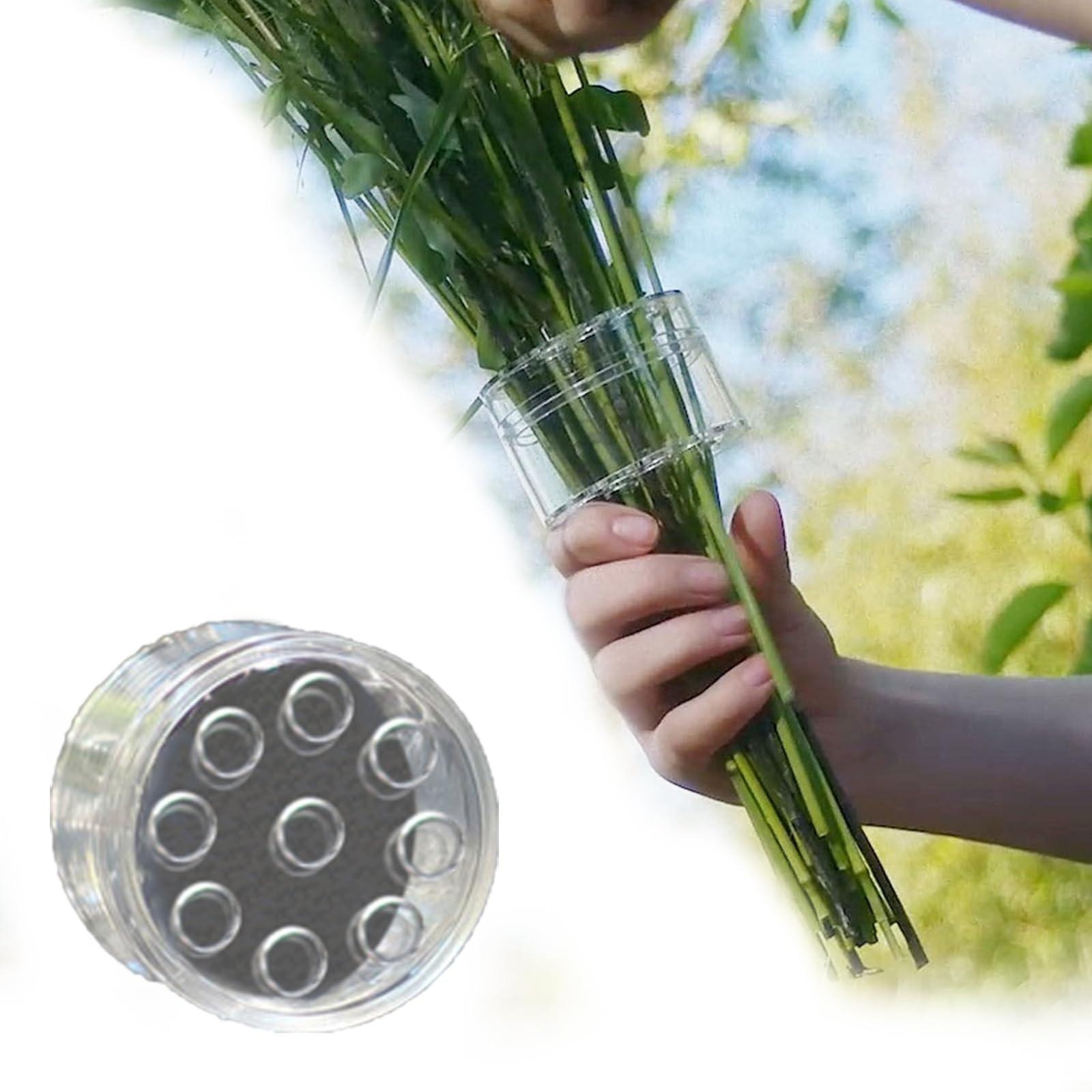 Ikebana Vase Kenzan - Penyangga Batang Ikebana Spiral untuk Vas,