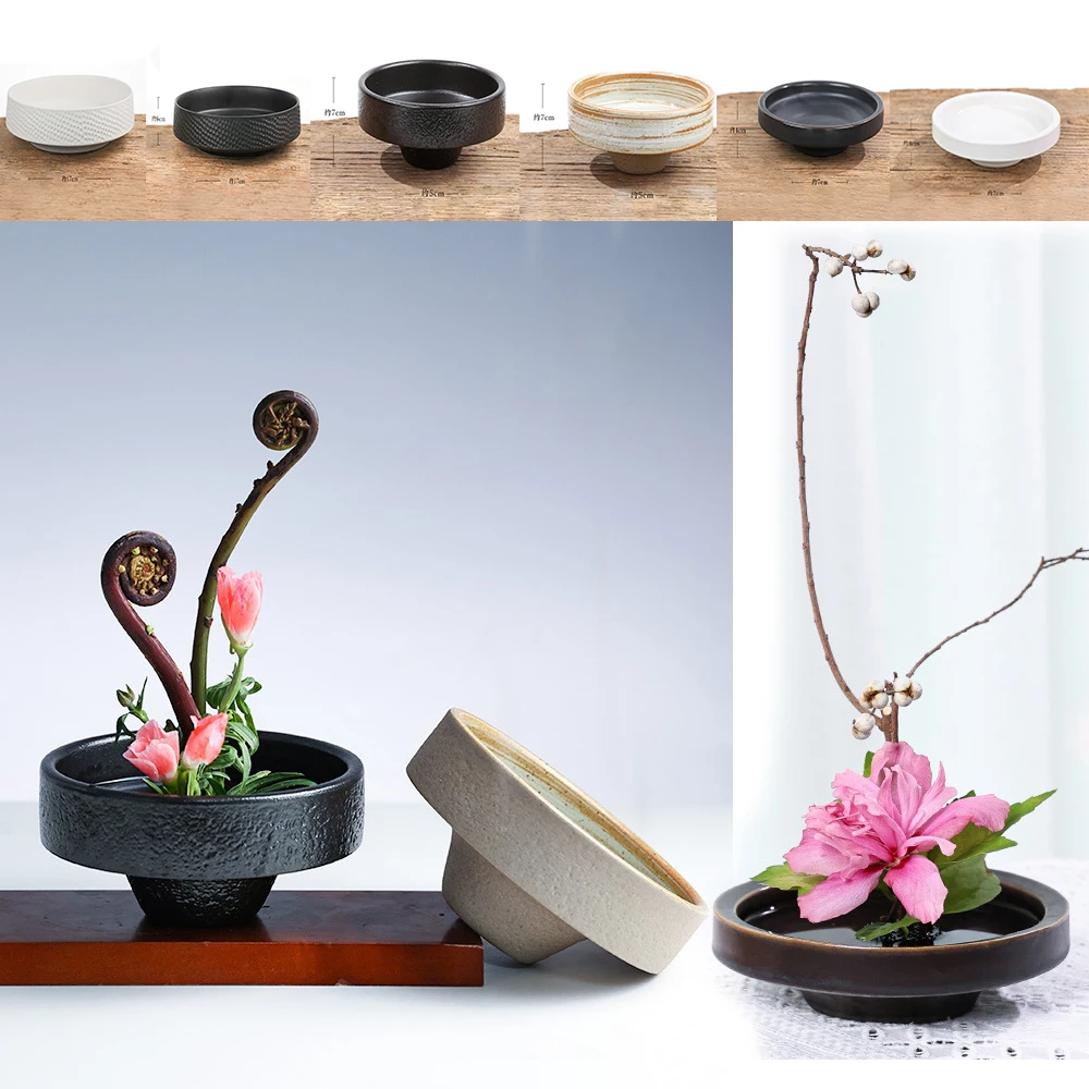 Ikebana Vase Kenzan - Vas keramik katak Jepang Ikebana Jepang