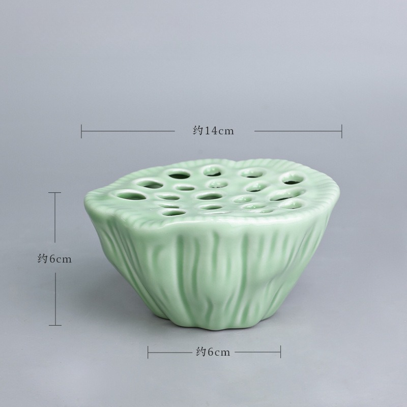 1 Buah Tempat Ikebana Keramik  - Ikebana Vase Kenzan ulasan dan harga