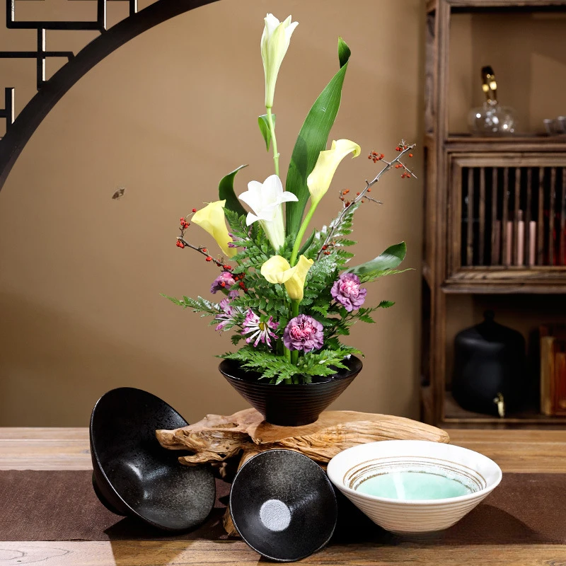 Vas katak Jepang buket bunga k - Ikebana Vase Kenzan ulasan dan harga