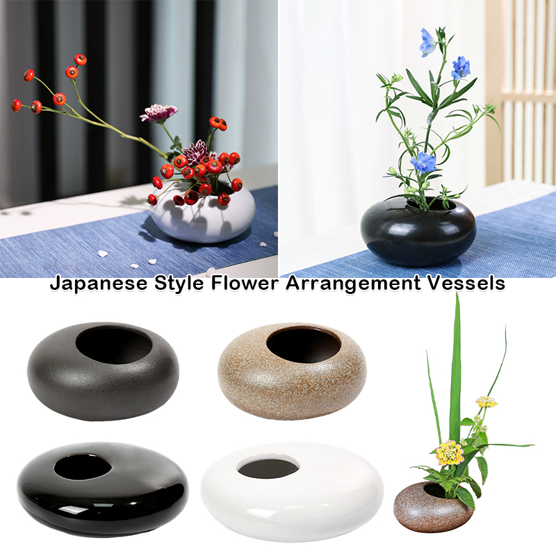 Vas keramik gaya Jepang Ikeban - Ikebana Vase Kenzan ulasan dan harga