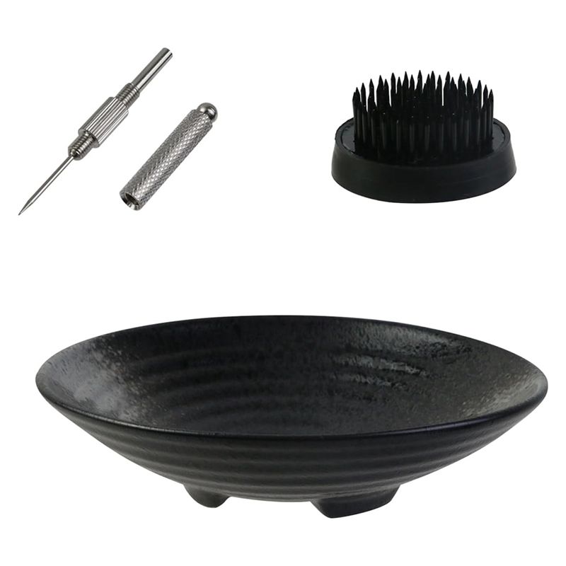 Kit Vas Ikebana, Mangkuk Ikeba - Ikebana Vase Kenzan ulasan dan harga