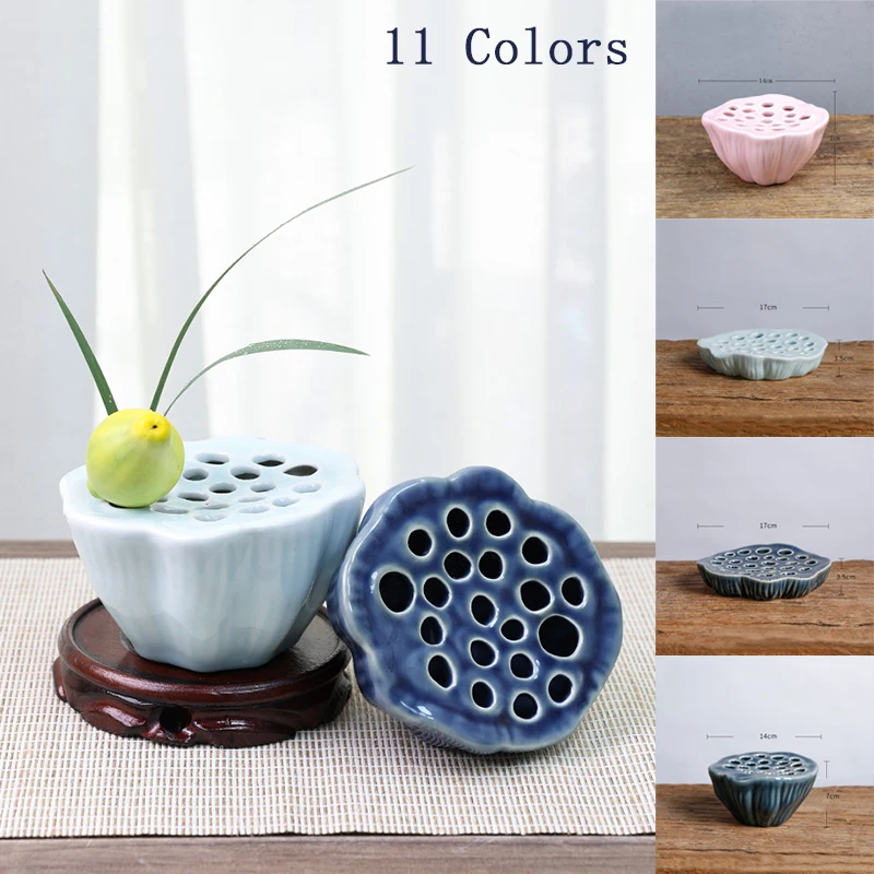 Ikebana Tea Kenzan Dekorasi Me - Ikebana Vase Kenzan ulasan dan harga
