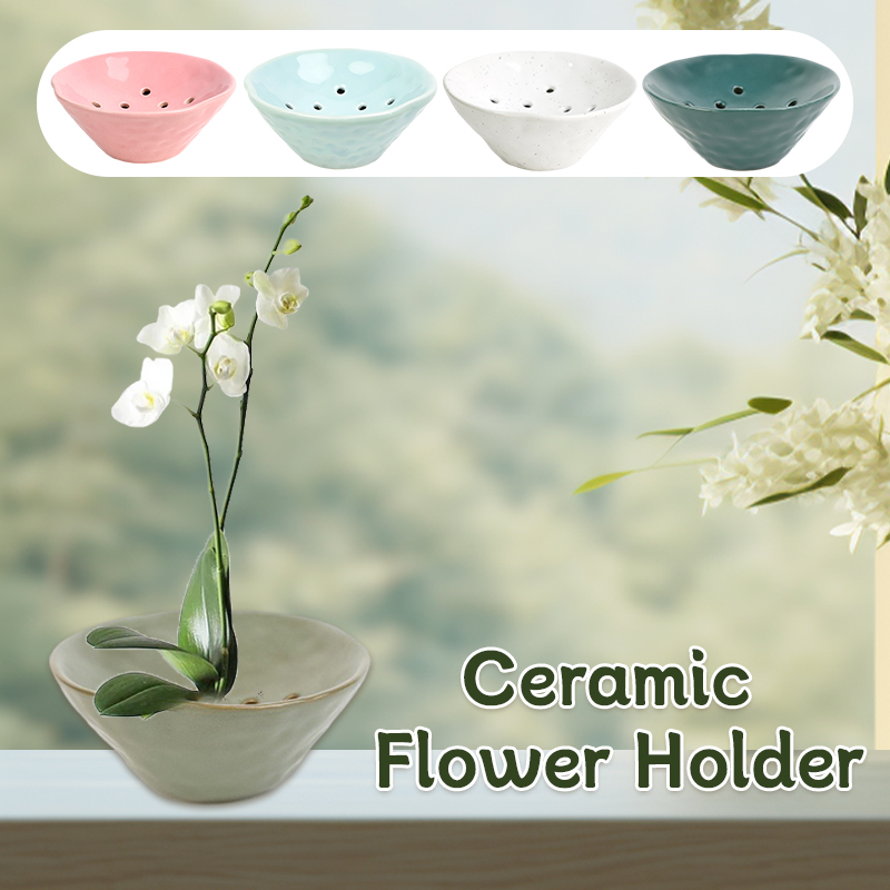 Pot Bunga Gua Vas Keramik Kenz - Ikebana Vase Kenzan ulasan dan harga