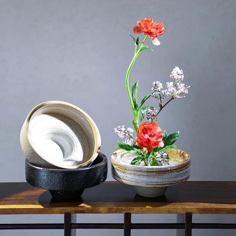 Vas keramik katak Jepang Ikeba - Ikebana Vase Kenzan ulasan dan harga